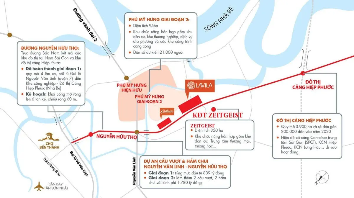 ZEITGEIST NHÀ BÈ 7 Tiện ích liên kết vùng của Dự án Zeitgeist Nhà Bè