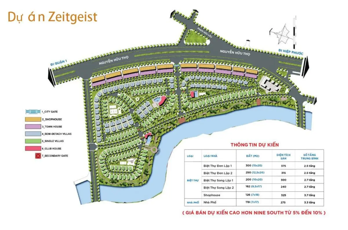 ZEITGEIST NHÀ BÈ 18 Tổng thể Dự án Zeitgeist Nhà Bè