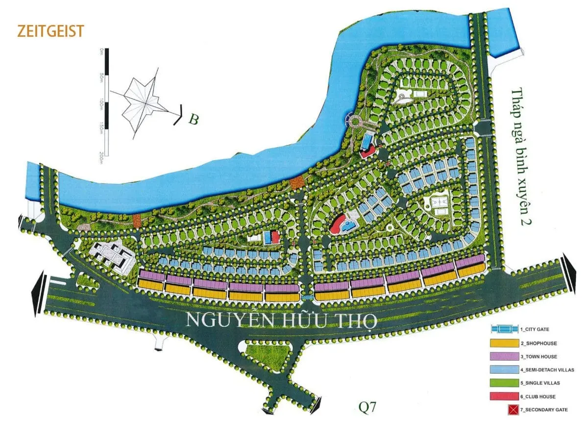 ZEITGEIST NHÀ BÈ 19 Mặt bằng Dự án Khu đô thị Zeitgeist Nhà Bè