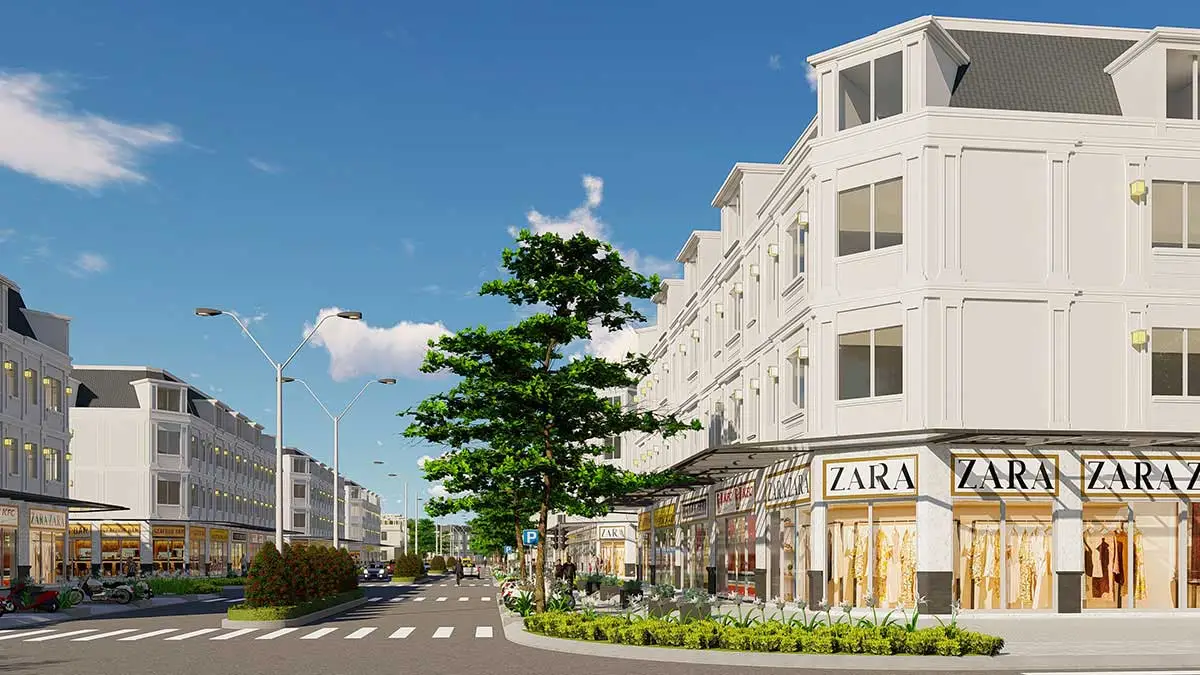 LA VIDA RESIDENCES VŨNG TÀU 23 Phối cảnh khu nhà phố Shophouse Dự án La Vida Residences Vũng Tàu