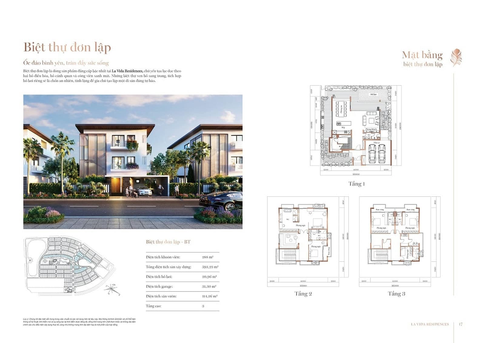 Thiết kế Biệt thự Đơn lập La Vida Residences