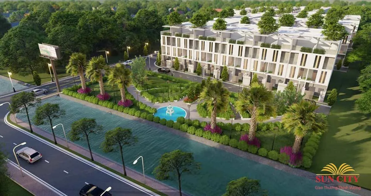 SUN CITY VÕ VĂN BÍCH CỦ CHI 5 Công viên trước Dự án Sun City Võ Văn Bích Củ Chi