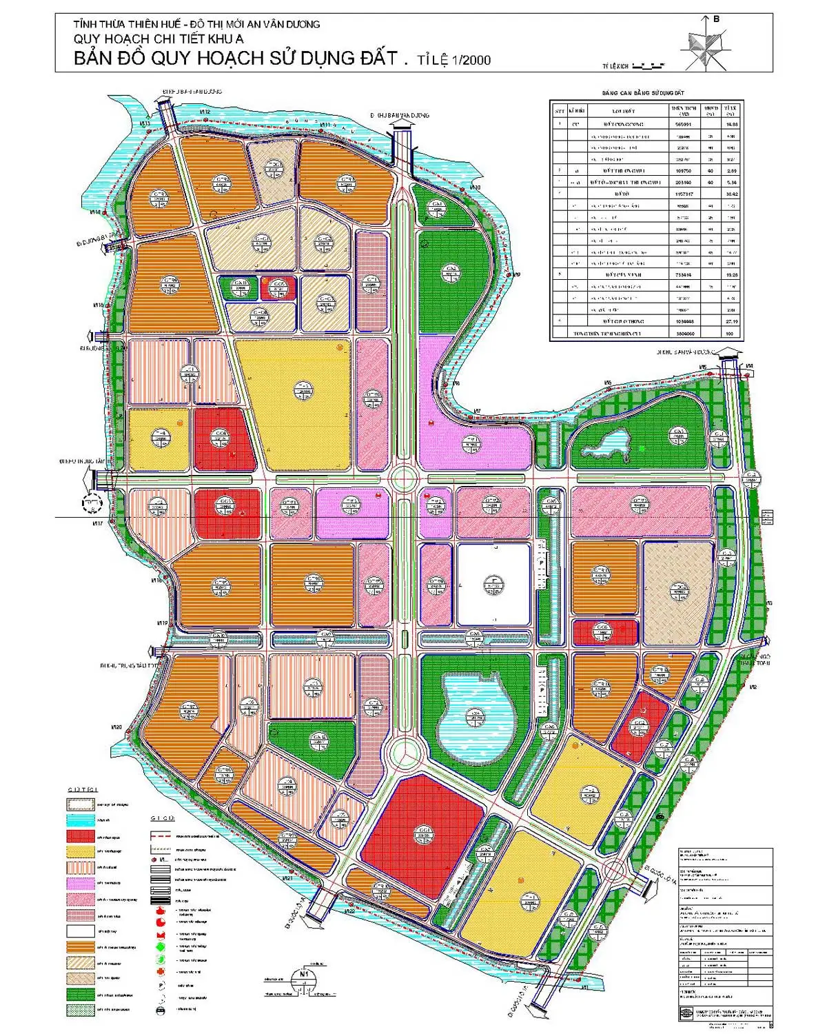 Khu Đô Thị An Vân Dương 2 Mặt bằng Khu đô thị mới An Vân Dương