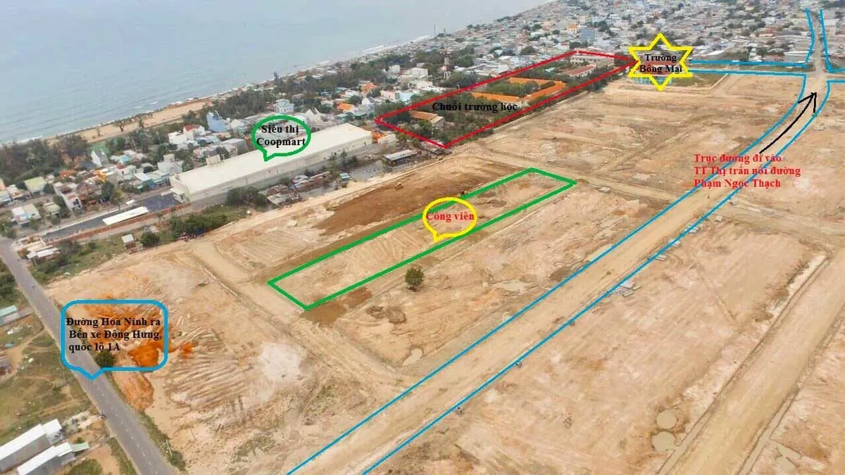 KHU DÂN CƯ HTV.BT PHAN RÍ CỬA 2 Vị trí Dự án Khu dân cư HTV.BT Phan Rí Cửa