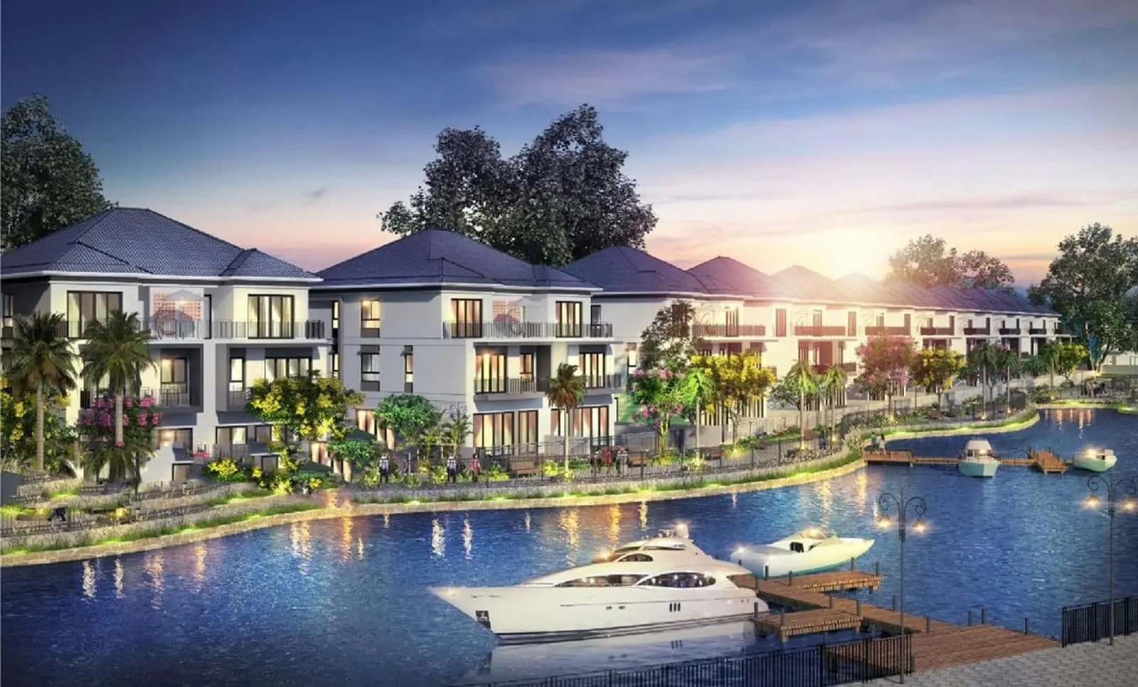 NOVAWORLD MEKONG CẦN THƠ 9 Phối cảnh Biệt thự Ven Sông NovaWorld Mekong Cần Thơ