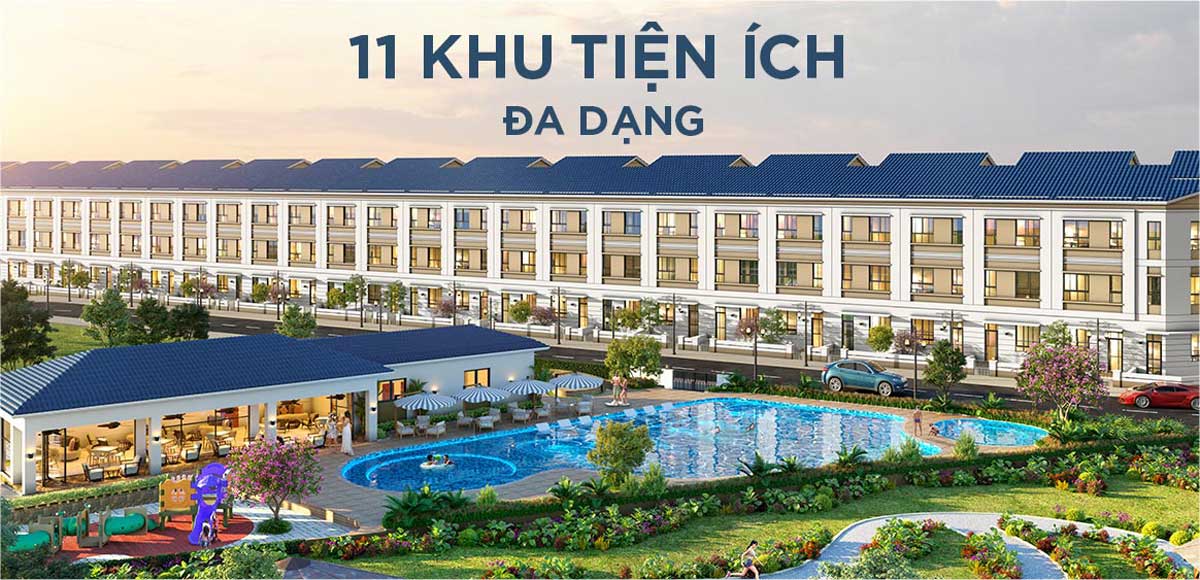 11 Tiện ích nội khu Dự án Nhà phố Biệt thự Căn hộ Palm Marina Quận 9