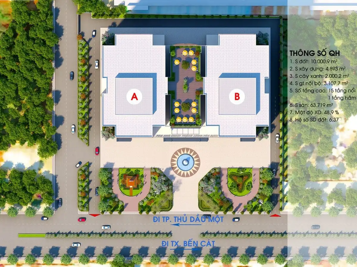 UNICO THĂNG LONG BÌNH DƯƠNG 9 Mặt bằng Tổng thể Dự án Căn hộ Unico Thăng Long