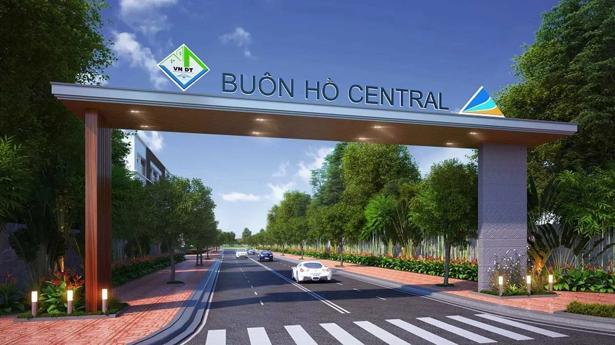 BUÔN HỒ CENTRAL PARK 2 Cổng Dự án Buôn Hồ Central Park Đắk Lắk