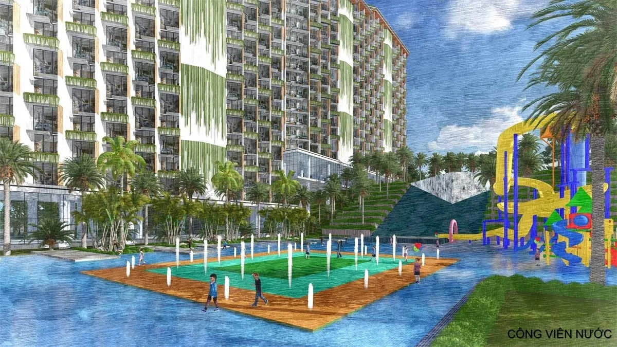 IDJ OASIS BÌNH THUẬN 6 Khu công viên nước Dự án Căn hộ IDJ Oasis Bình Thuận