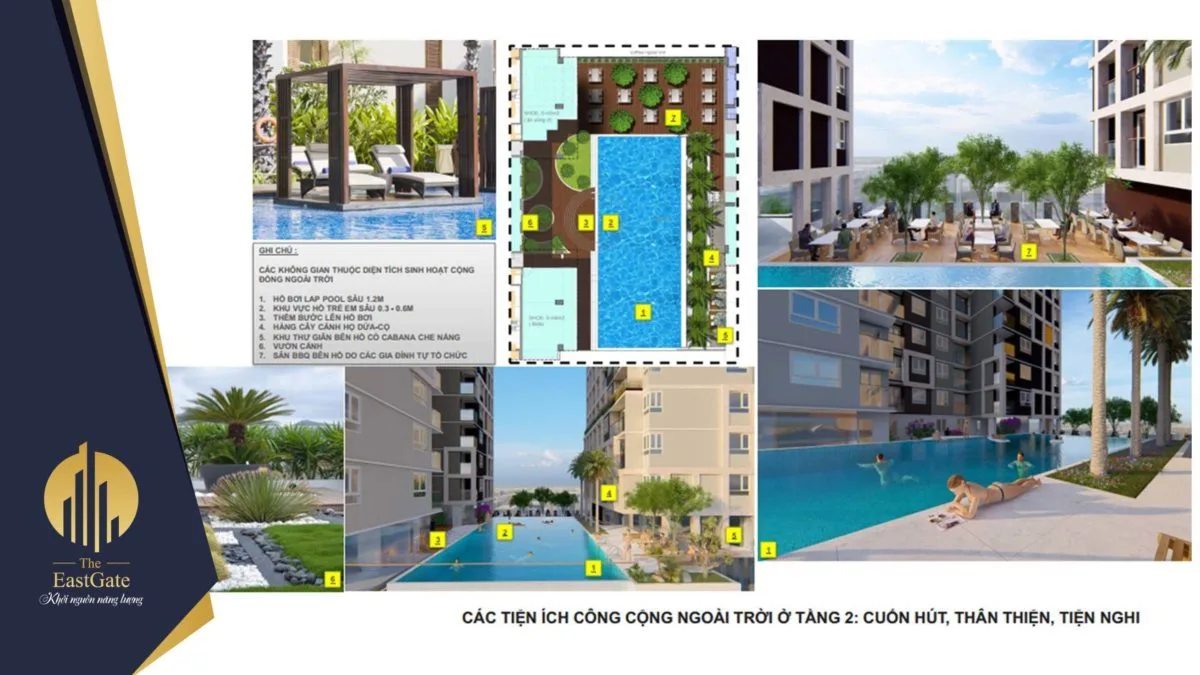 THE EAST GATE BÌNH DƯƠNG 3 Tiện ích nội khu The East Gate Bình Dương