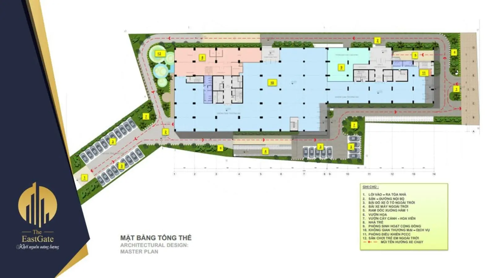 THE EAST GATE BÌNH DƯƠNG 5 Mặt bằng Tổng thể Dự án The East Gate Bình Dương