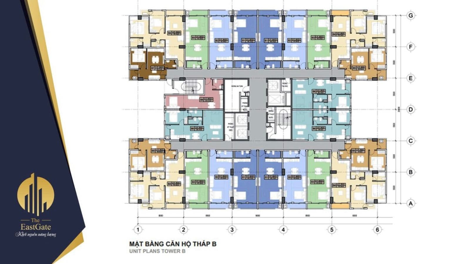 Mặt bằng Tầng Block B Dự án The East Gate Bình Dương