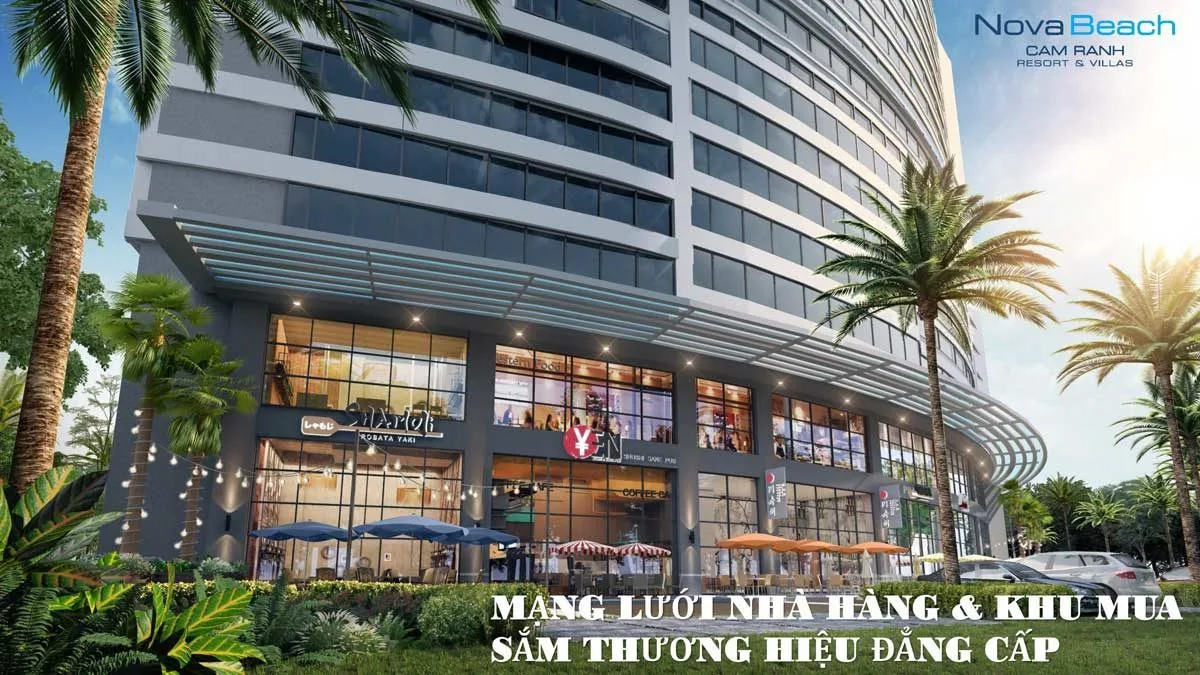 NOVA BEACH CAM RANH 6 Hệ thống Trung tâm thương mại Nova Beach Cam Ranh Resort & Villas
