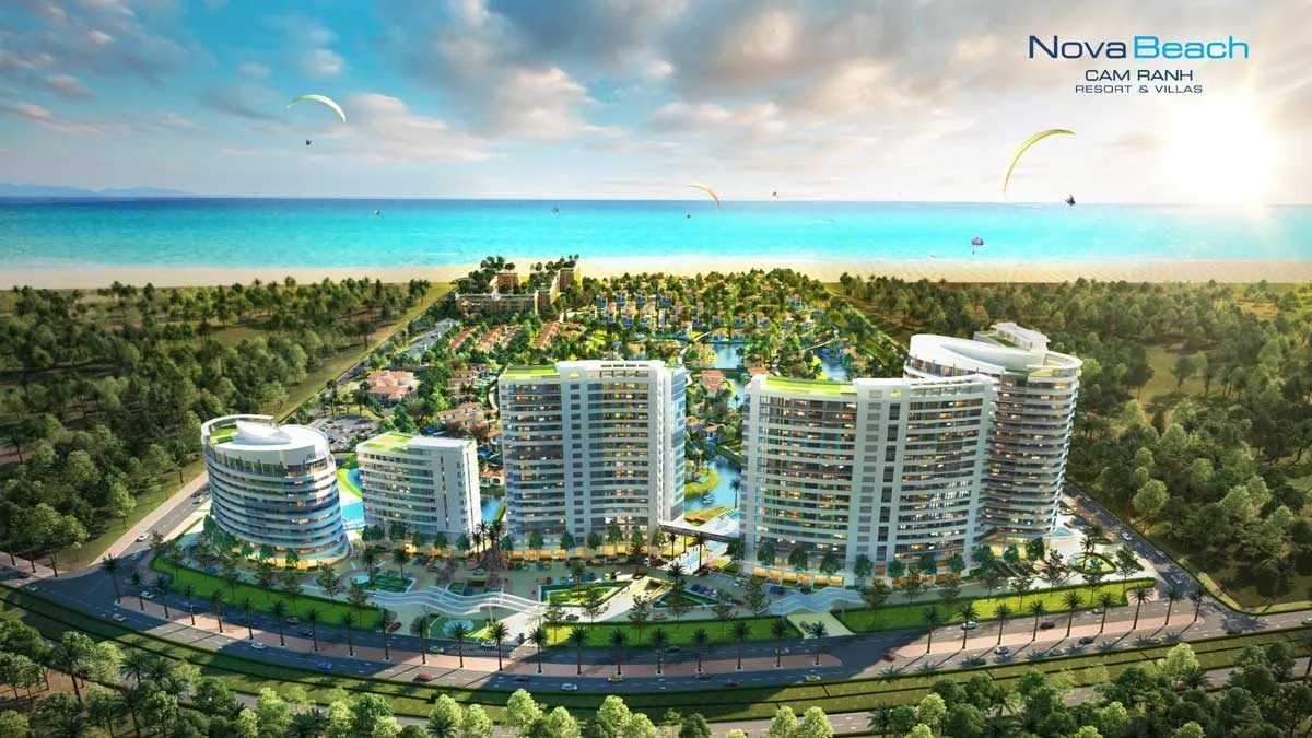 NOVA BEACH CAM RANH 8 Phối cảnh Khu Căn hộ du lịch NovaBeach Cam Ranh