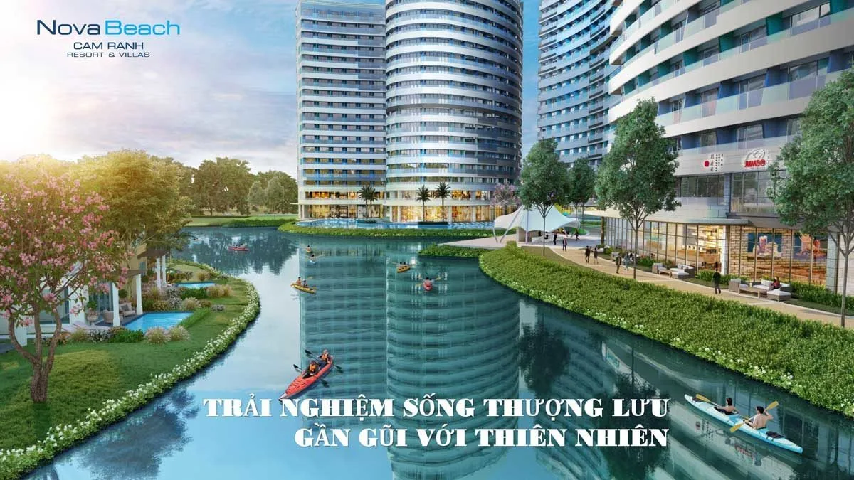 NOVA BEACH CAM RANH 11 Hồ Lagoon chảy dài trong lòng Dự án NovaBeach