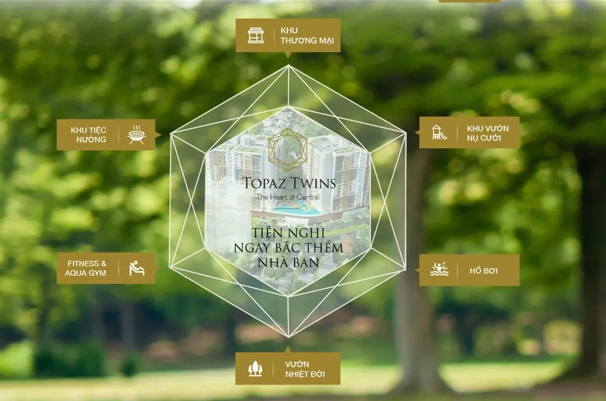 TOPAZ TWINS BIÊN HÒA 3 Tiện ích Nội khu Dự án Căn hộ Chung cư Topaz Twins Biên Hòa
