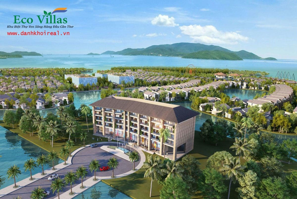 Khu Hành Chánh Dự án Eco Villas Cồn Khương Cần Thơ