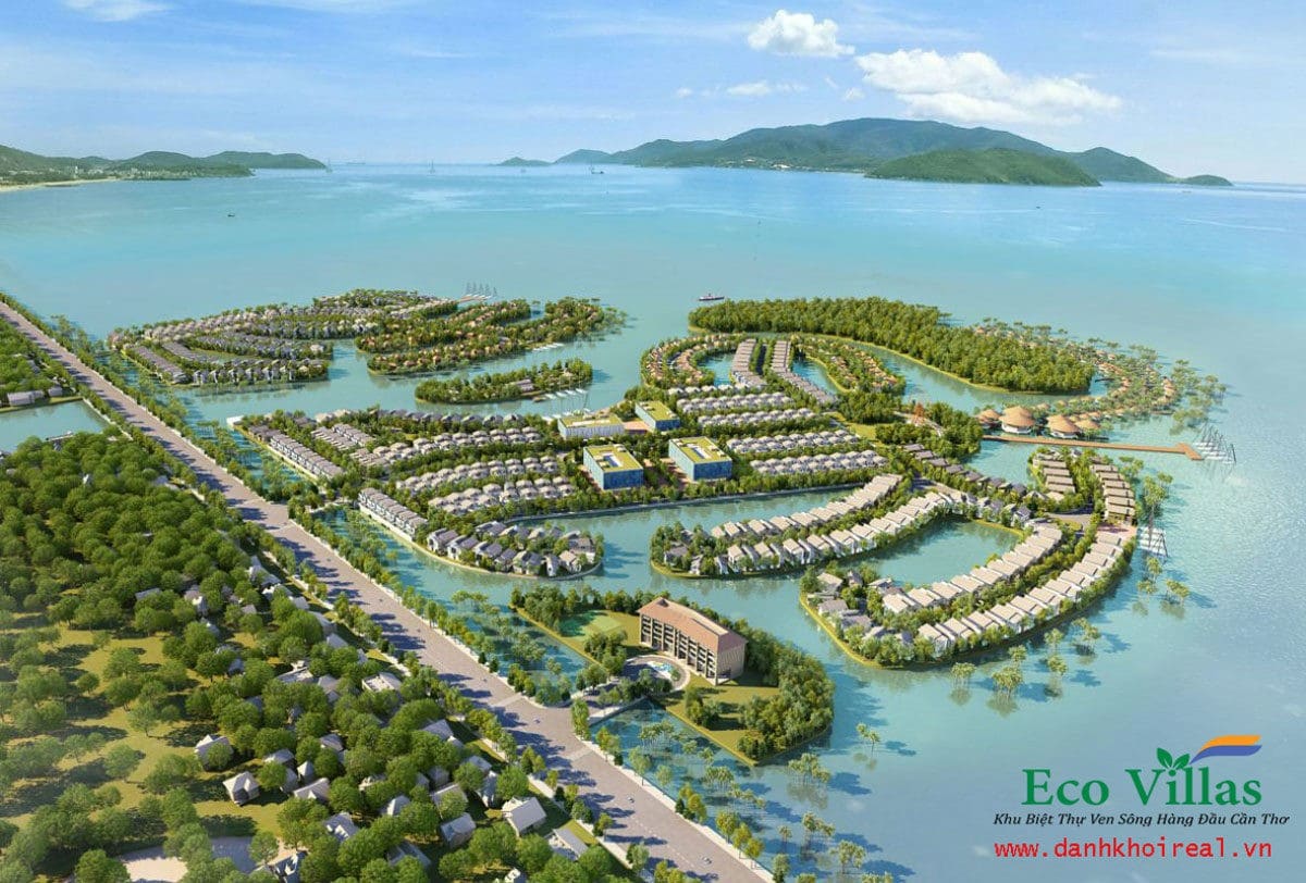 Mặt bằng Dự án Eco Villas Cồn Khương Cần Thơ