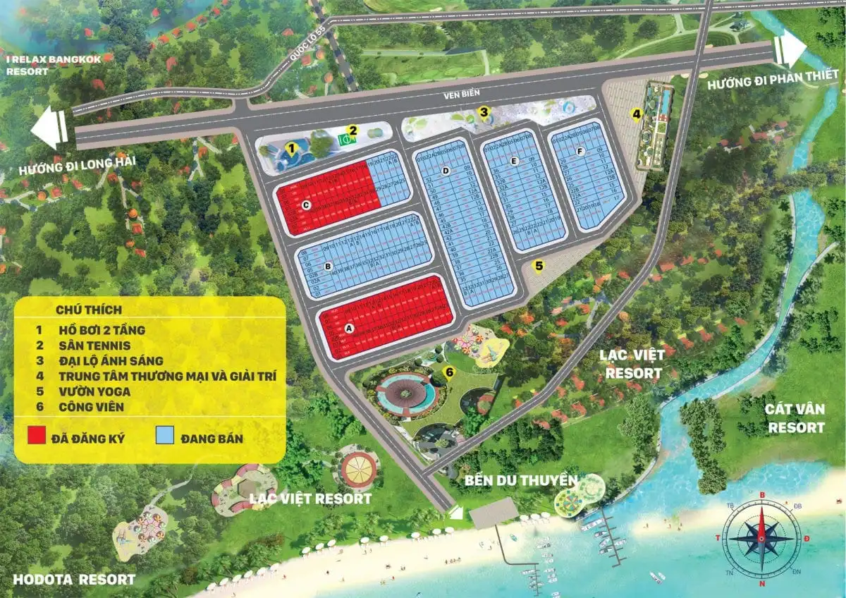 SEAMALL BÌNH CHÂU 15 Mặt bằng Dự án SeaMal Bình Châu