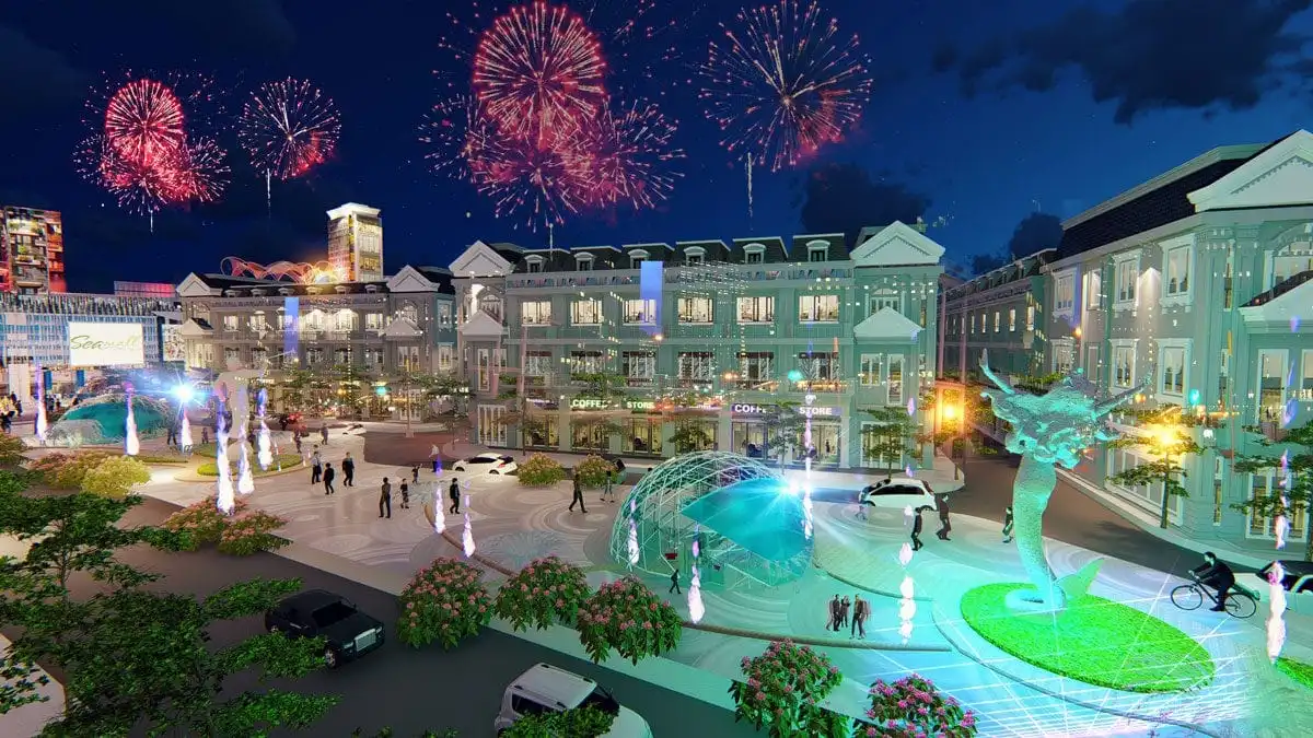 SEAMALL BÌNH CHÂU 16 Phối cảnh Nhà phố SeaMall Bình Châu