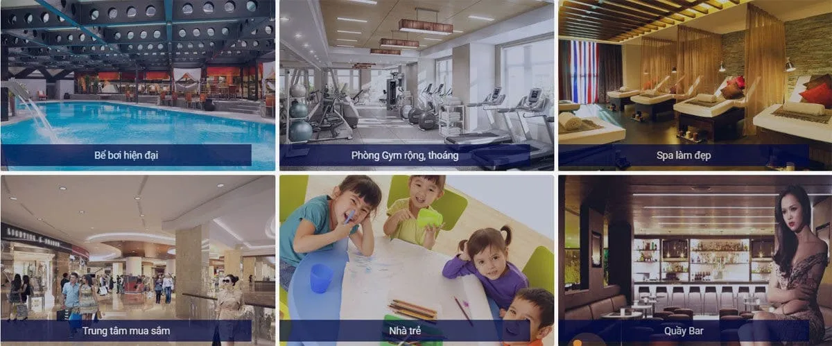 QUY NHƠN MELODY 3 Tiện ích nội khu cao cấp tại Dự án Quy Nhơn Melody