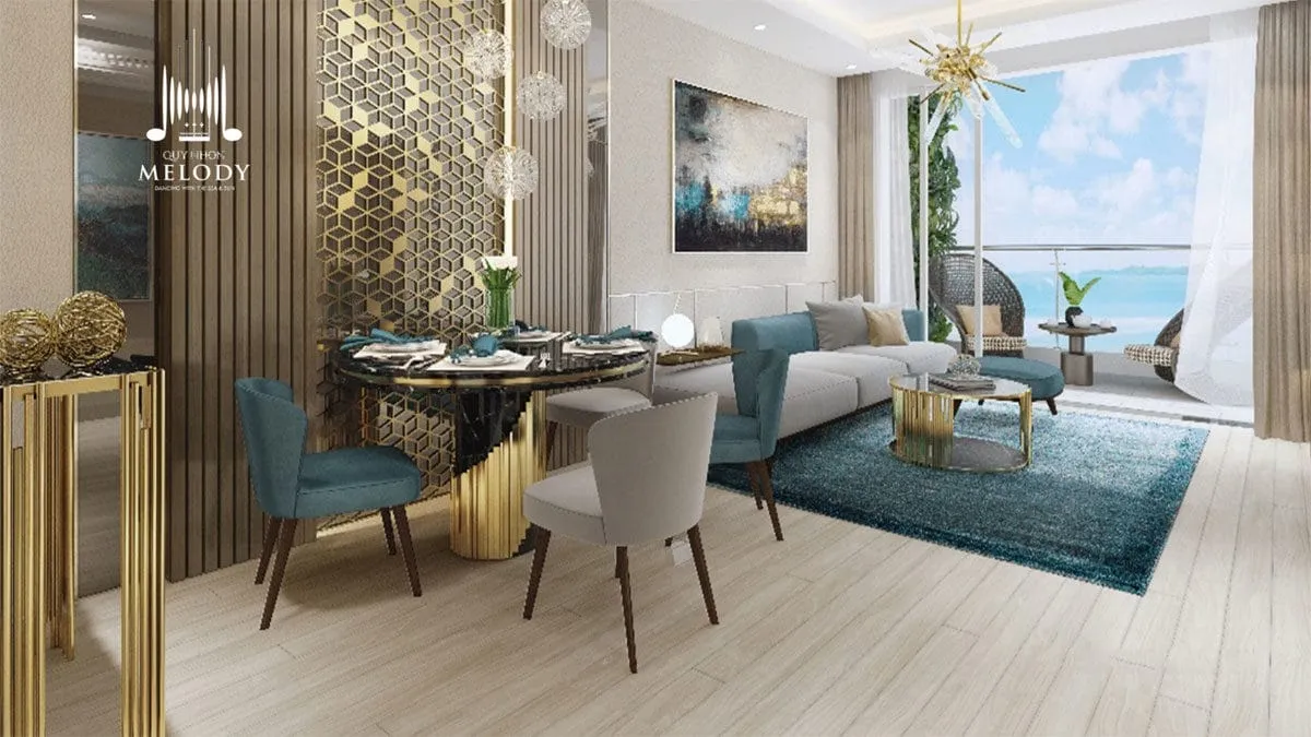 QUY NHƠN MELODY 22 Phòng khách Căn hộ Quy Nhơn Melody