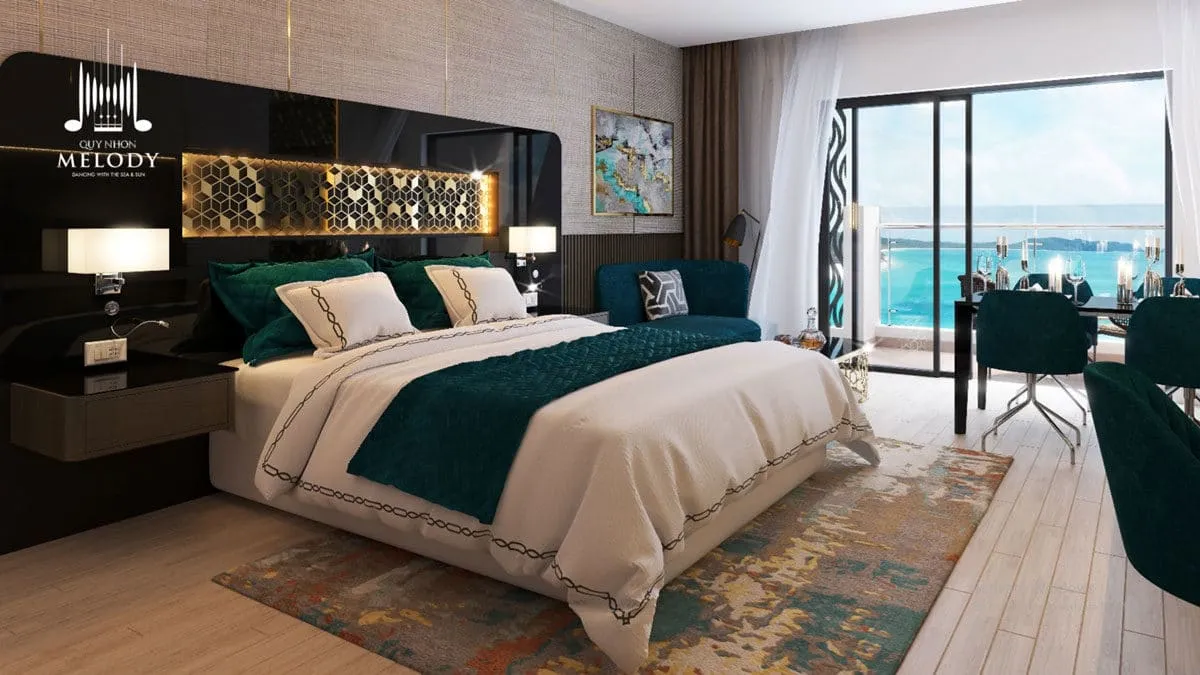 QUY NHƠN MELODY 24 Phòng ngủ Căn hộ Quy Nhơn Melody