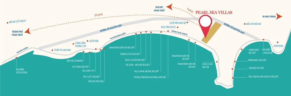 PEARL SEA VILLAS PHAN THIẾT 5 Tiện ích liên kết vùng Dự án Pearl Sea Villa