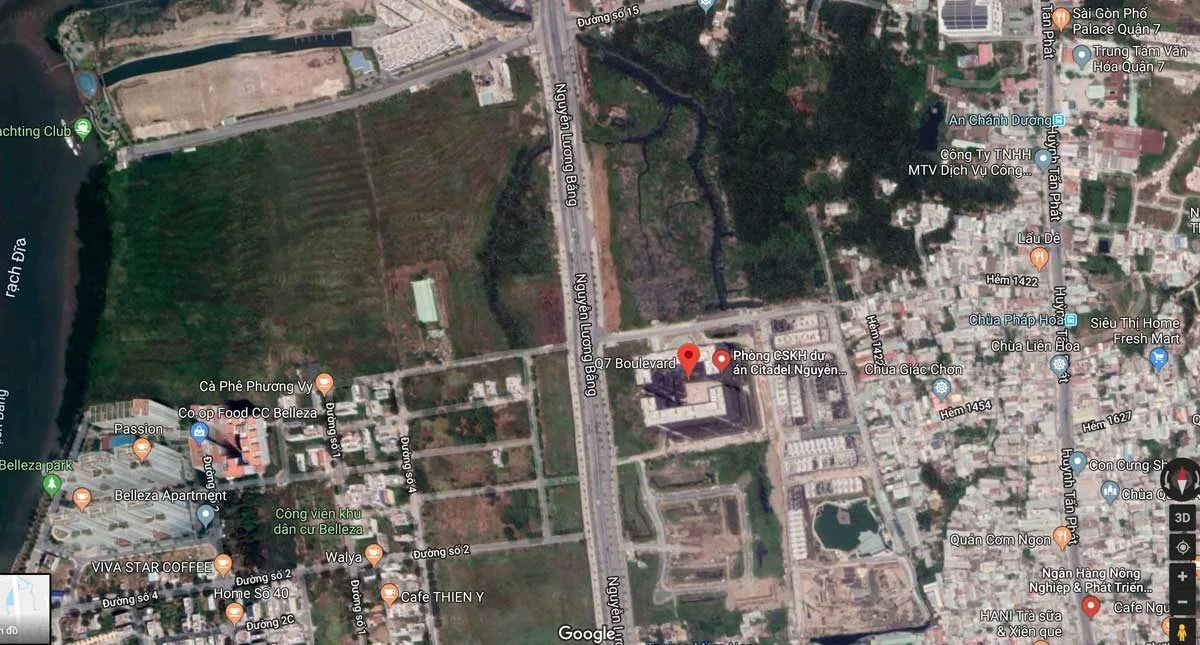 Q7 BOULEVARD 3 Vị trí Căn hộ Q7 Boulevard