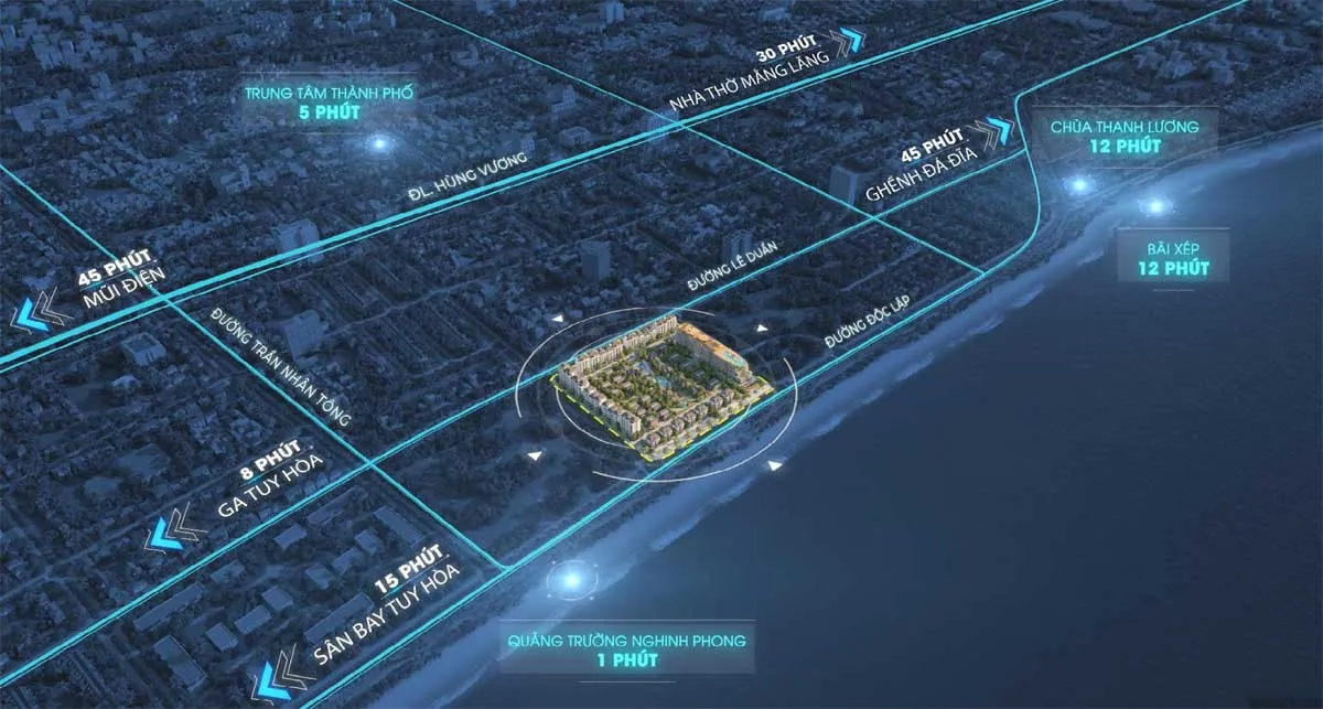 L'Aurora Phú Yên 4 Tiện ích Liên kết vùng Dự án L’Aurora Phú Yên