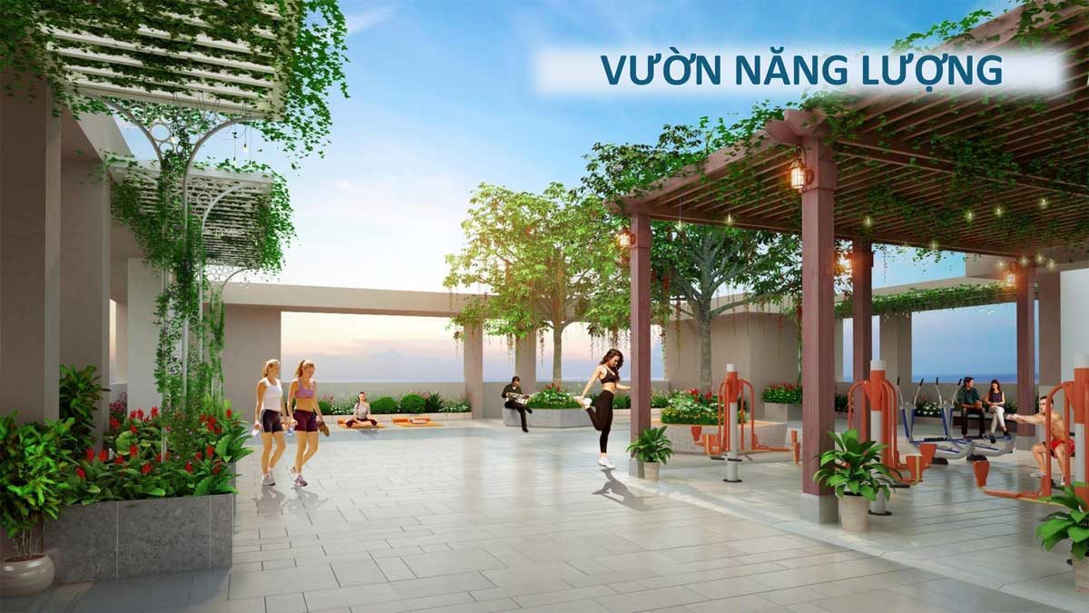 Vườn năng lượng tại Căn hộ Saigon Asiana Quận 6