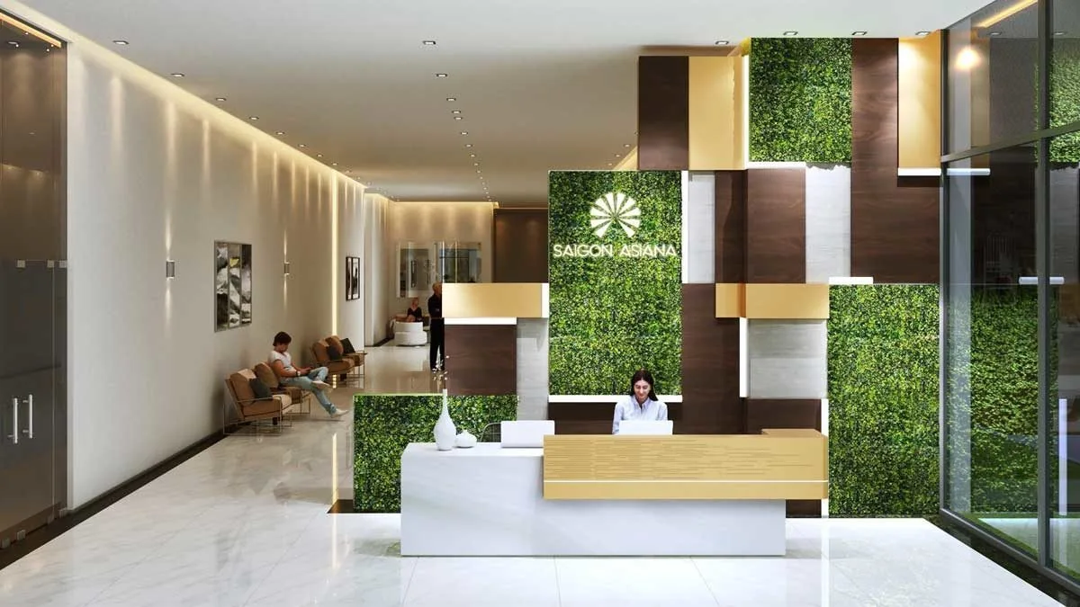 SAIGON ASIANA 6 Sảnh đón khách tại Căn hộ Saigon Asiana Quận 6