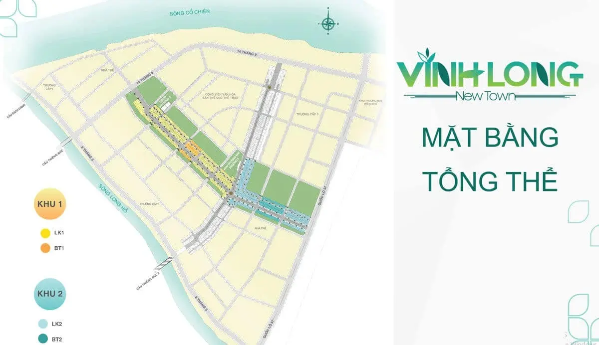 VĨNH LONG NEW TOWN 9 Mặt bằng Tổng thể Dự án Khu đô thị Vinh Long New Town