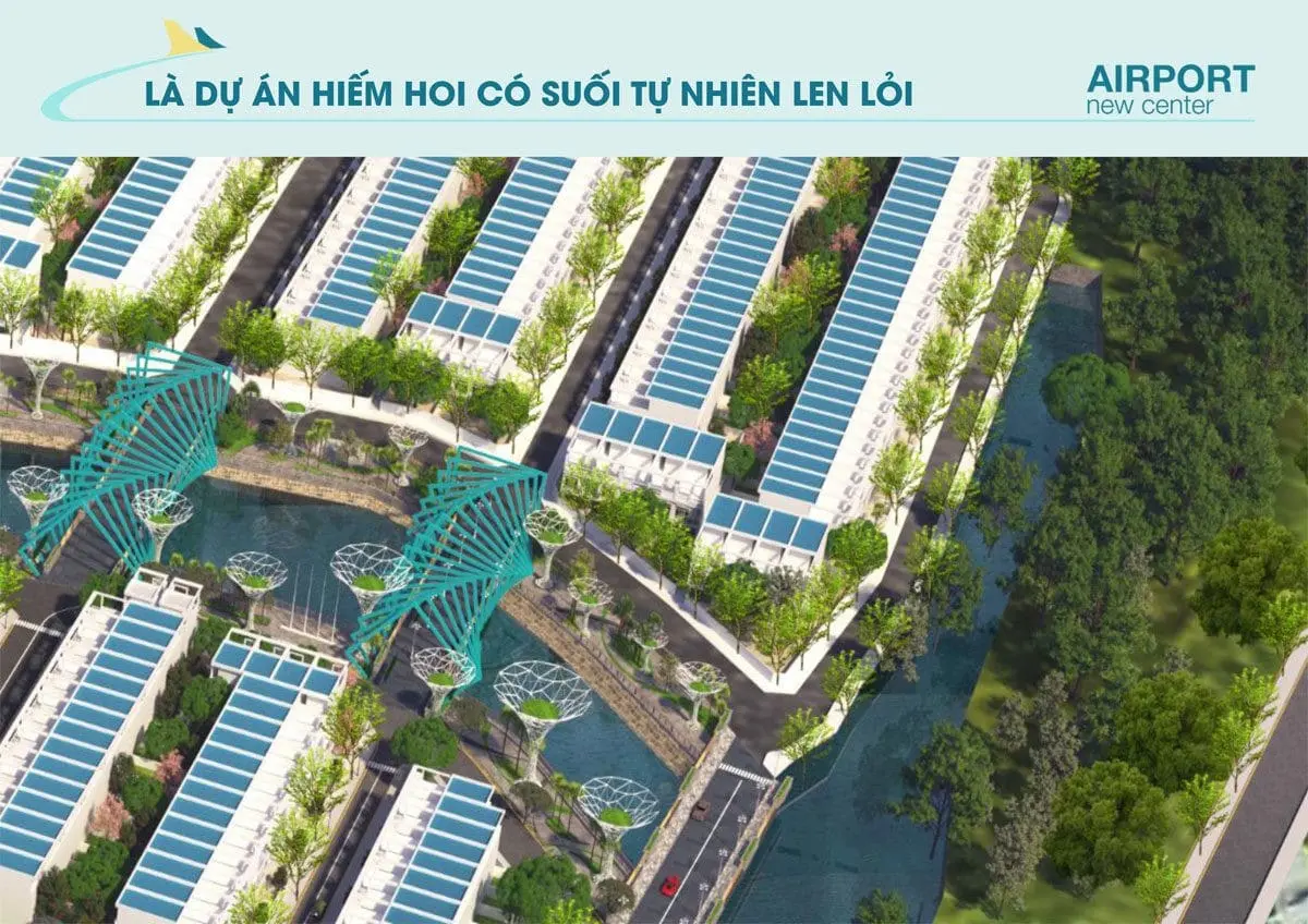 AIRPORT NEW CENTER ĐỒNG NAI 10 Suối len lỏi trong nội khu Dự án Airport New Center