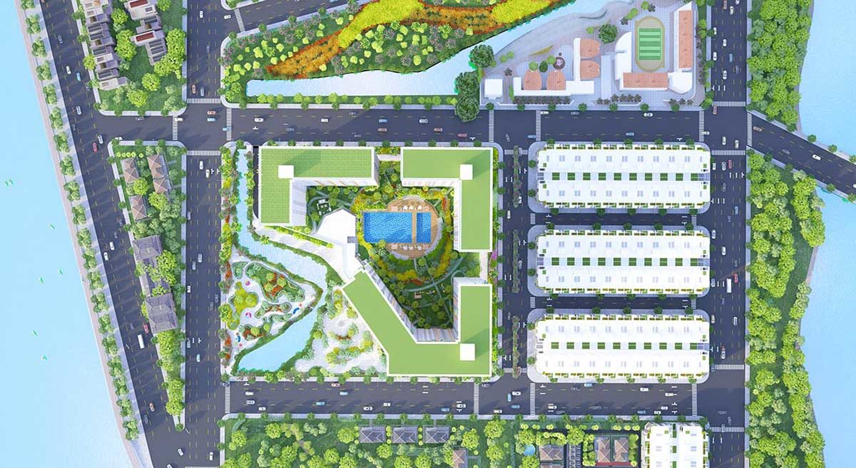 Mặt bằng Tổng thể Dự án Căn hộ City Gate 4 - NNB Garden 4