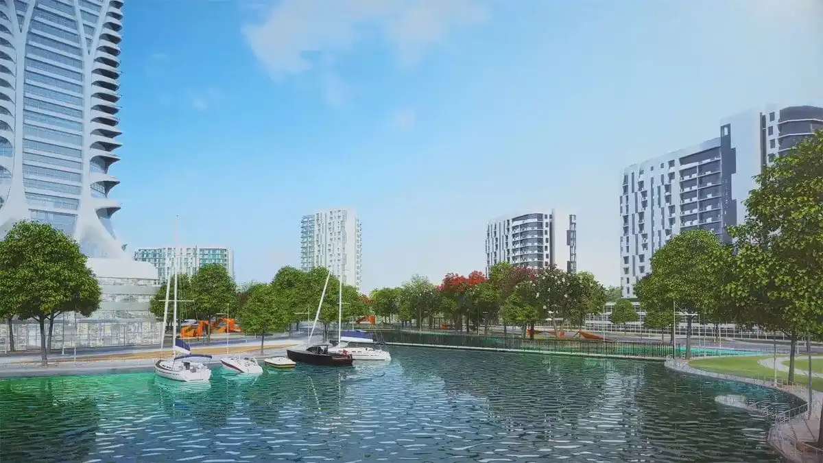 GREEN CITY CỦ CHI 2 Bến du thuyền tại Dự án Green City Củ Chi