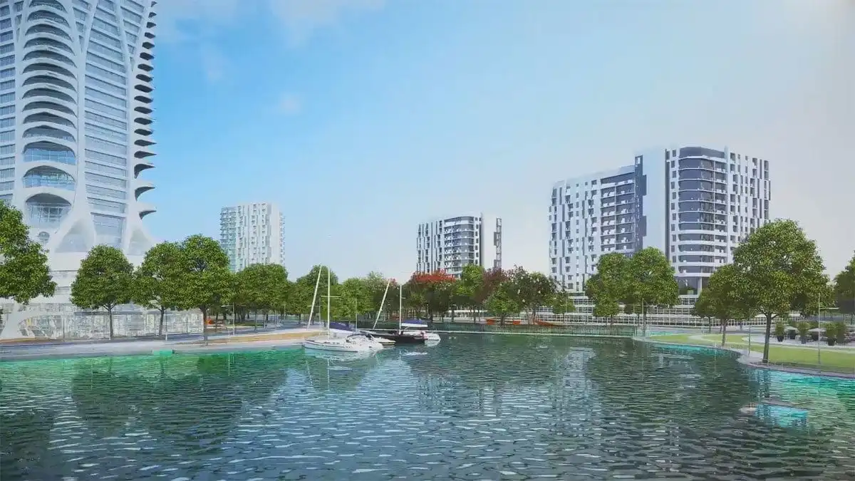 GREEN CITY CỦ CHI 4 Hồ nước trung tâm của Dự án Green City Củ Chi