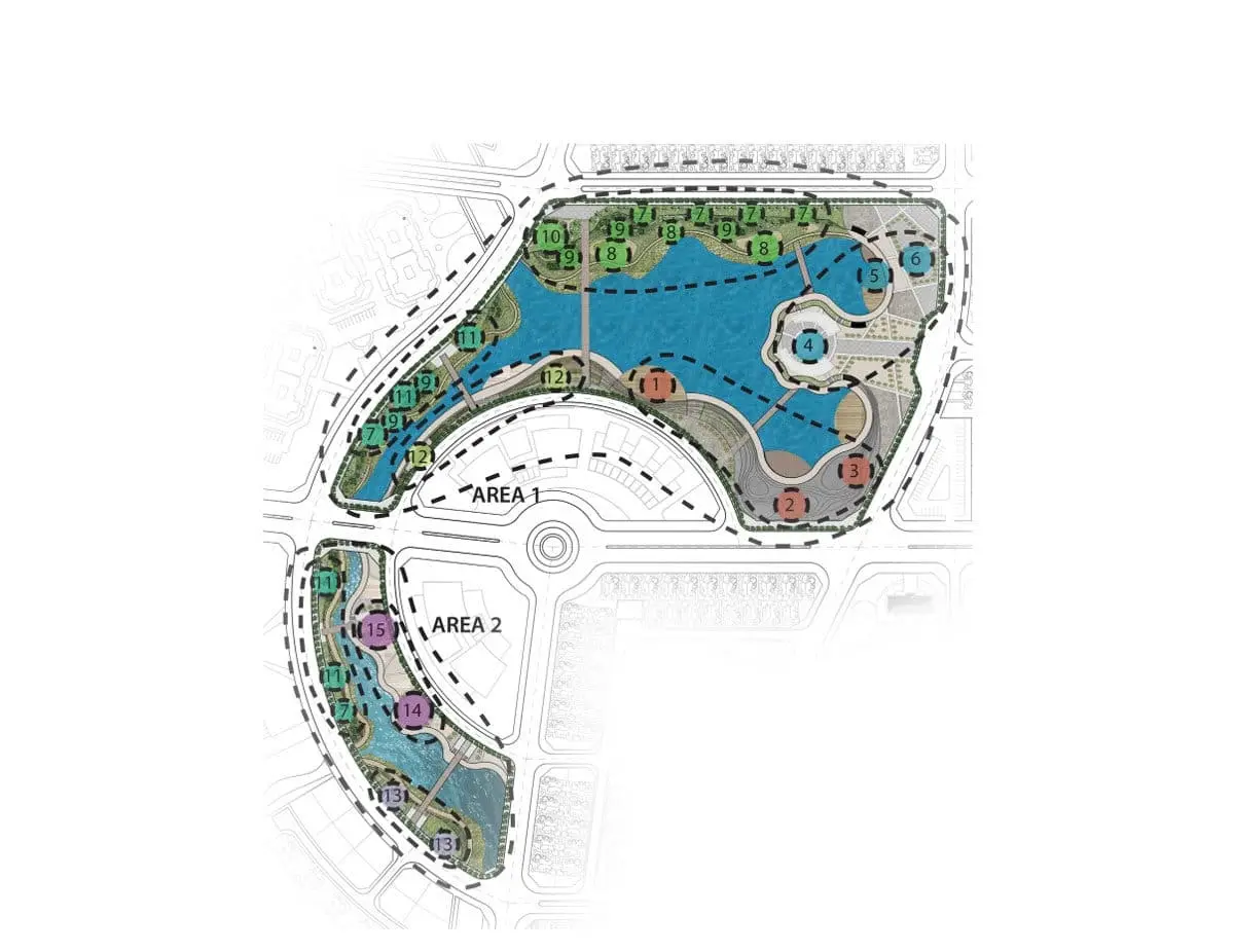 GREEN CITY CỦ CHI 9 Mặt bằng tổng thể Dự án Green City Củ Chi