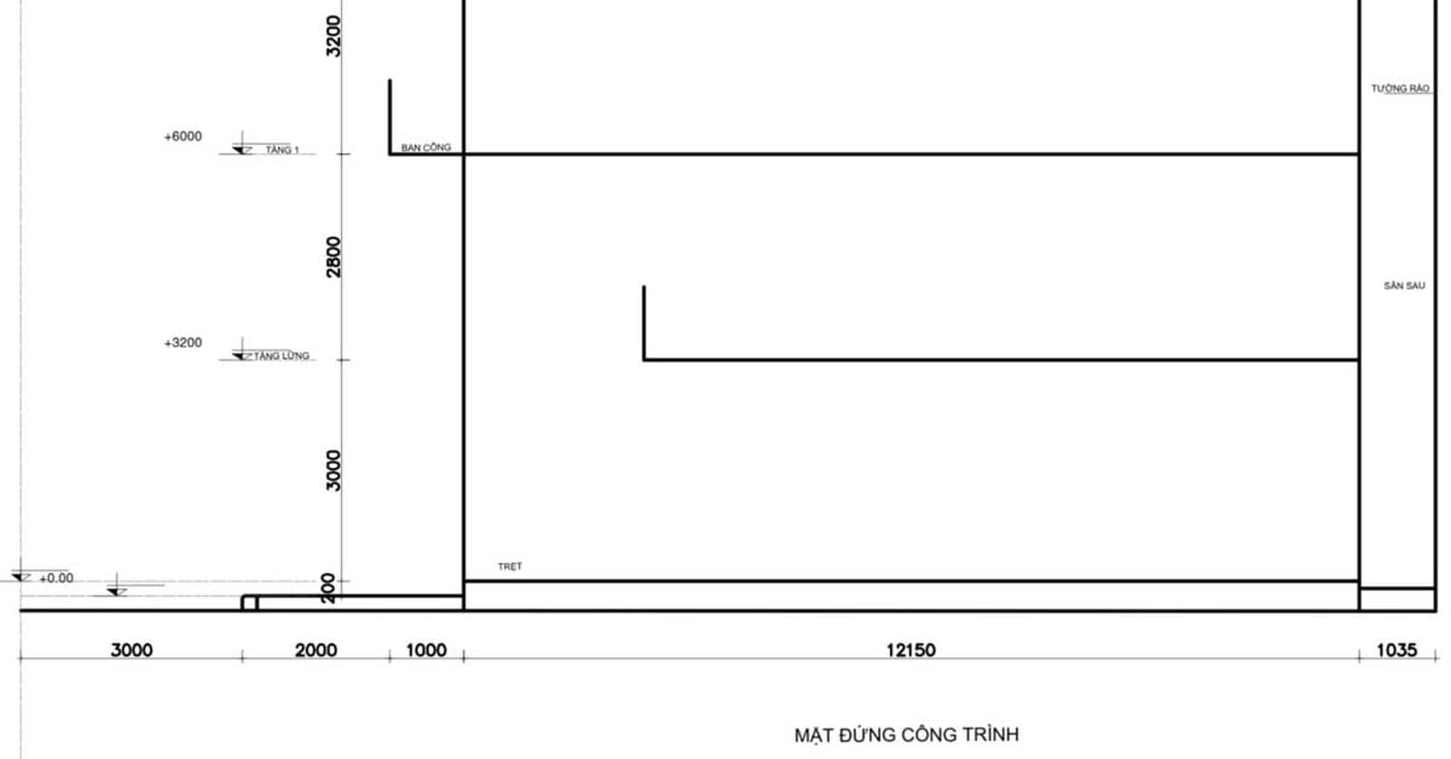 Trệt + Lửng thiết kế Duplex cao 5,8m đảm bảo khai thác đa dụng vừa ở vừa kinh doanh