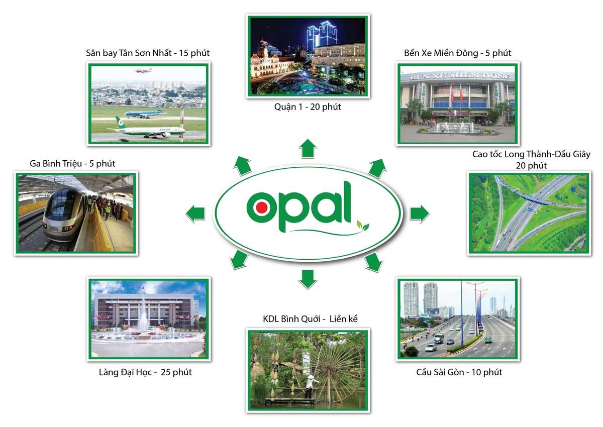 Tiện ích Dự án Opal Làng Đại Học Thủ Đức