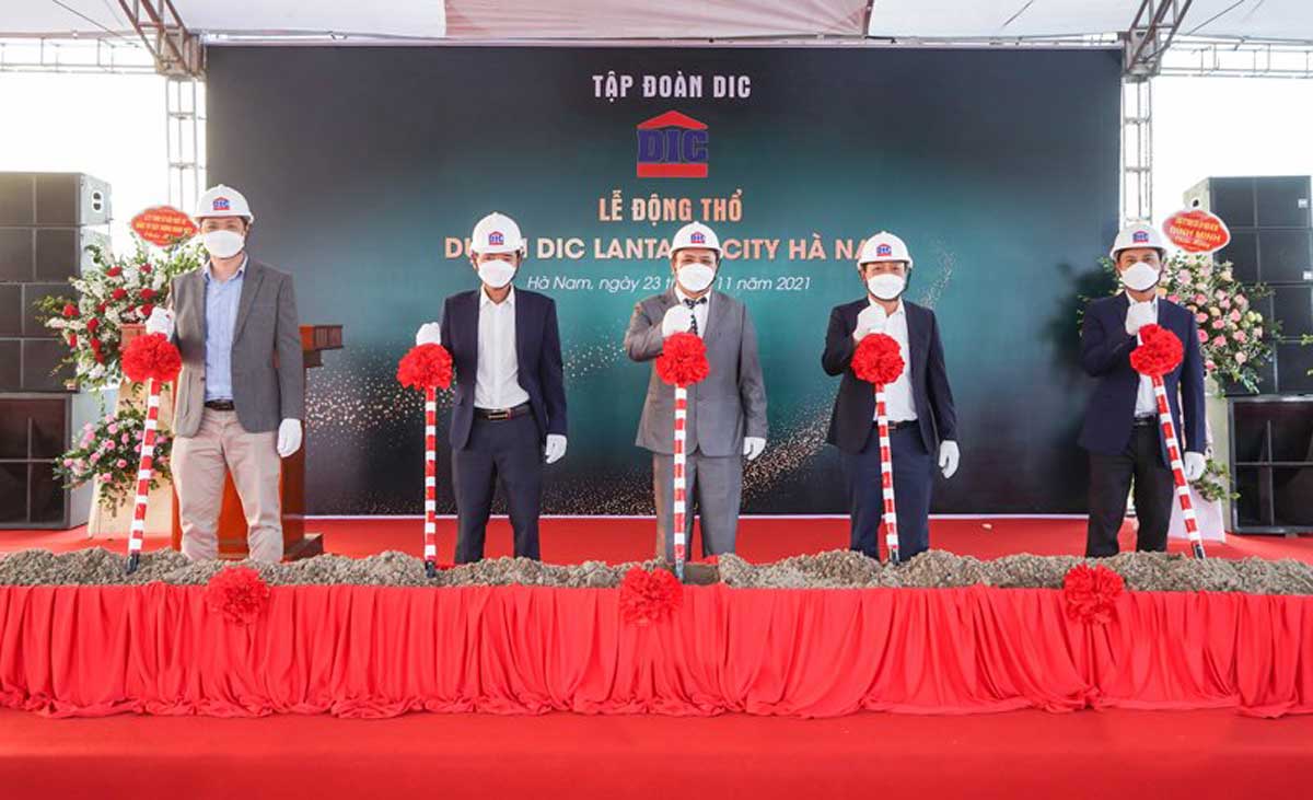 Lễ động thổ Dự án DIC Lantana City Hà Nam