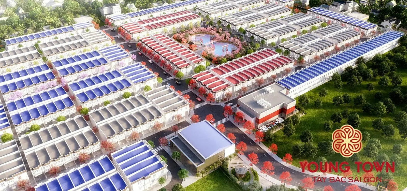 Toàn cảnh Young Town Tây Bắc Sài Gòn Toàn cảnh Young Town Tây Bắc Sài Gòn
