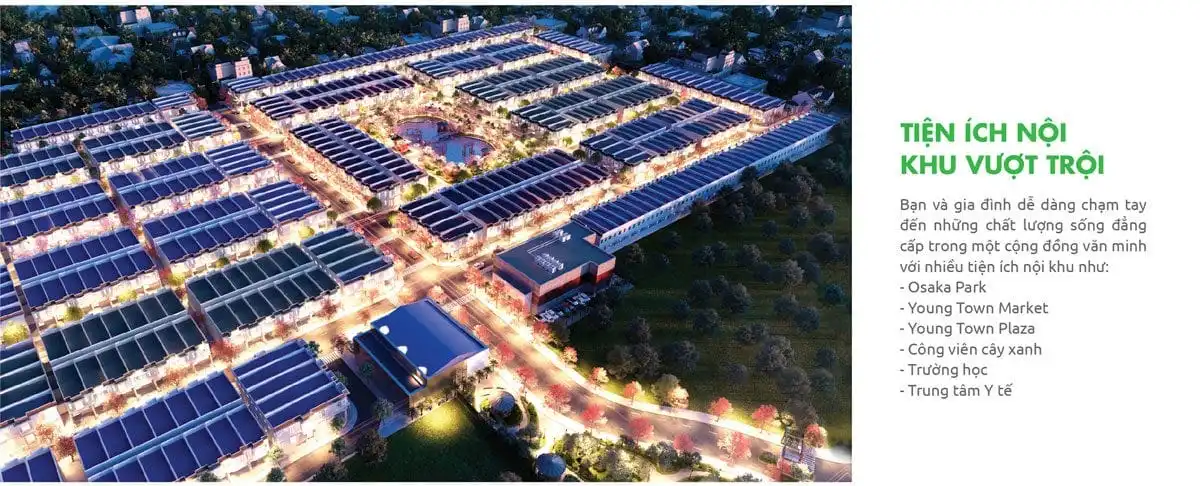 YOUNG TOWN LONG AN 4 Tiện ích nội khu Young Town Tây Bắc Sài Gòn
