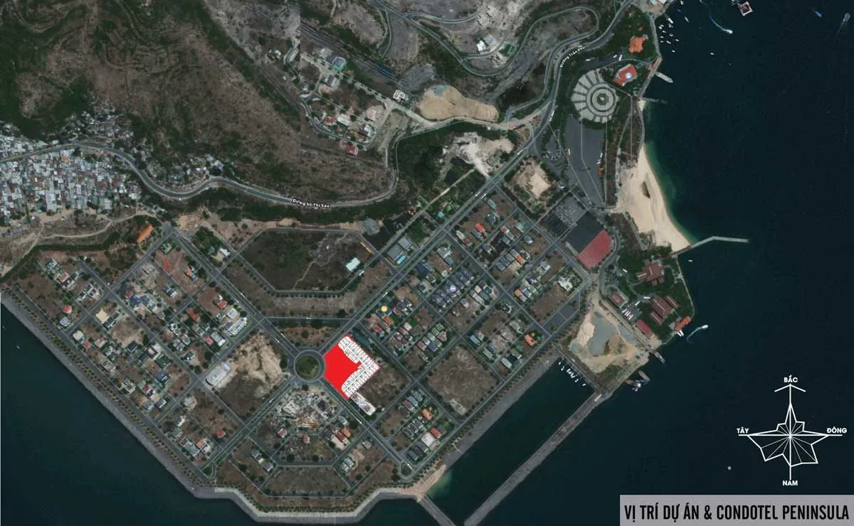 PENINSULA NHA TRANG 2 Vị trí Dự án Căn hộ Condotel Peninsula Nha Trang