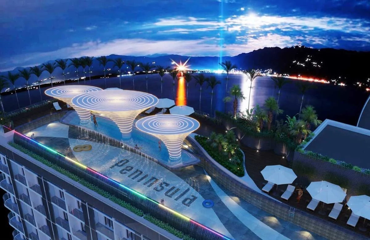 PENINSULA NHA TRANG 4 Tiện ích Tầng thượng Dự án Căn hộ Condotel Peninsula Nha Trang