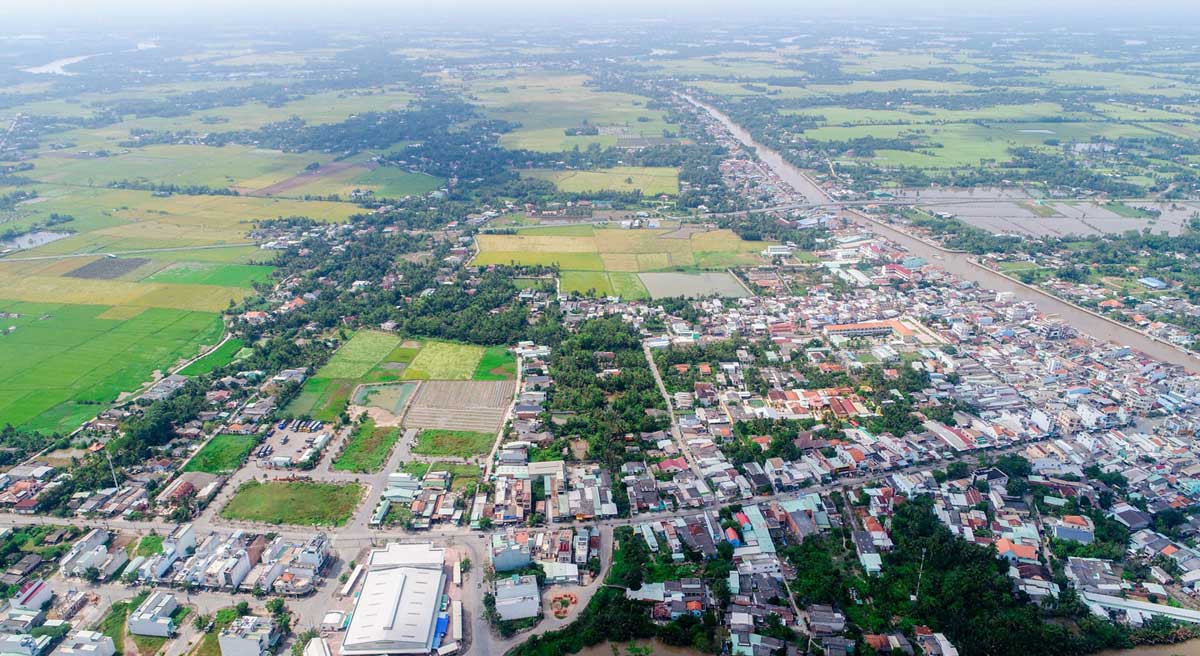 Vị trí thực tế Dự án Iris Residence Cần Giuộc Long An