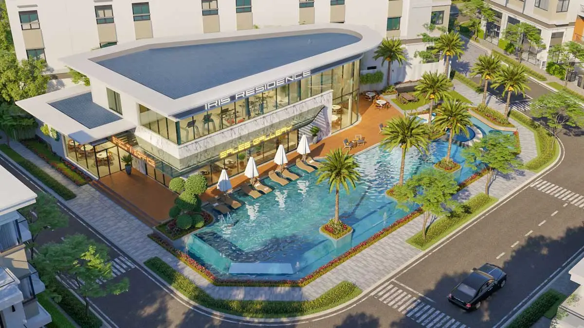 Iris Residence 4 Hồ bơi Iris Residence Cần Giuộc Long An