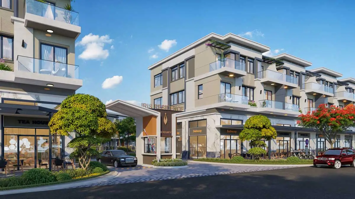 Iris Residence 5 Cổng chào Dự án Iris Residence Cần Giuộc Long An