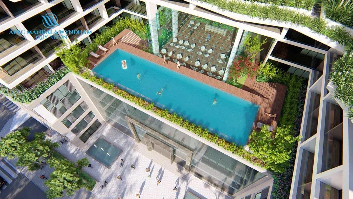 APEC MANDALA WYNDHAM QUY NHƠN 3 Hồ bơi View Biển Dự án Căn hộ Condotel Apec Mandala Wyndham Quy Nhơn