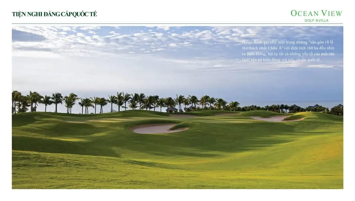 OCEAN VIEW GOLF & VILLAS PHAN THIẾT 1 Ocean View Golf & Villas liền kề Sea Links Golf & Country Club